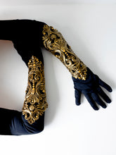 Load image into Gallery viewer, Gold Latex Bracers