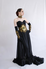 Load image into Gallery viewer, Gold Latex 'Oculus Draconis' Filigree Belt