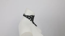 Load and play video in Gallery viewer, Pure Black Latex Filigree Choker