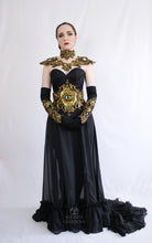 Load image into Gallery viewer, Gold Latex 'Oculus Draconis' Filigree Belt