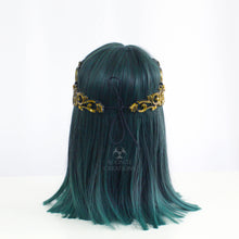 Load image into Gallery viewer, Gold Latex Filigree Circlet Crown