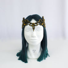 Load image into Gallery viewer, Gold Latex Filigree Circlet Crown
