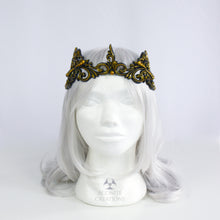 Load image into Gallery viewer, Gold Latex Filigree Circlet Crown