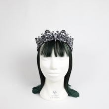 Load image into Gallery viewer, Silver Latex Crown Tiara
