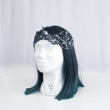 Load image into Gallery viewer, Silver Latex Circlet Crown