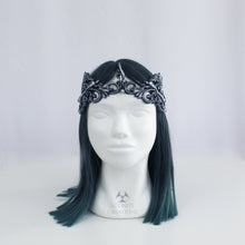 Load image into Gallery viewer, Silver Latex Circlet Crown
