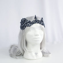 Load image into Gallery viewer, Silver Latex Circlet Crown