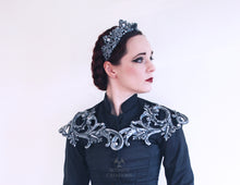 Load image into Gallery viewer, Silver Latex Shoulder-piece