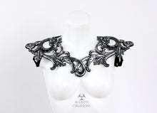 Load image into Gallery viewer, Silver Latex Shoulder-piece