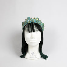 Load image into Gallery viewer, Verdigris Latex Crown Tiara