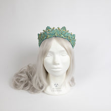 Load image into Gallery viewer, Verdigris Latex Crown Tiara
