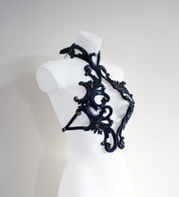 Load image into Gallery viewer, Black Latex Harness/Breastplate