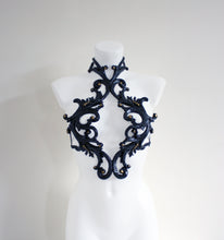 Load image into Gallery viewer, Black Latex Harness/Breastplate