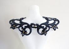 Load image into Gallery viewer, Black Latex Shoulder-piece