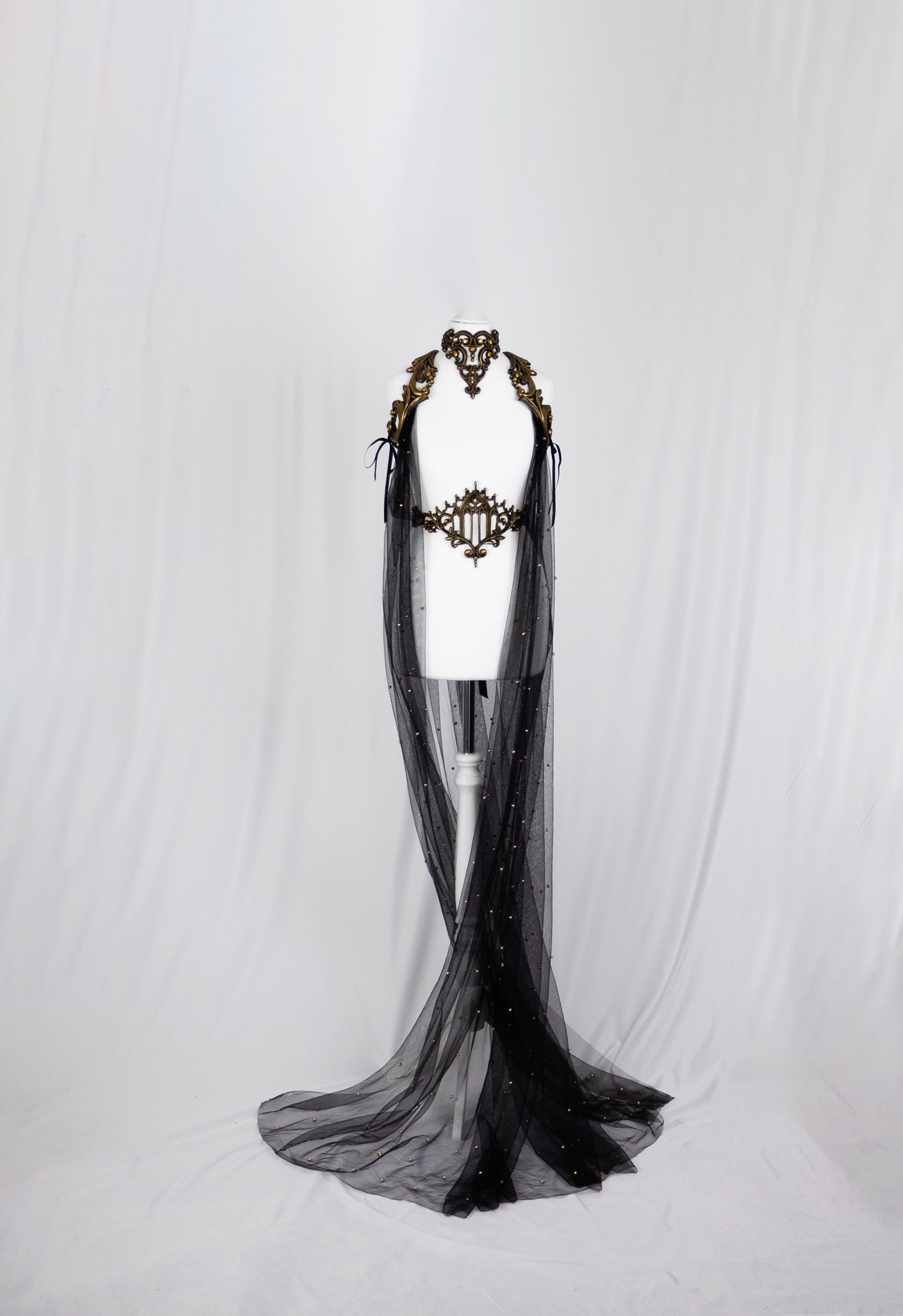 アトリエピエロ Holy Night Cape Coat black Holy Night Cape Coat by Atelier Pierrot