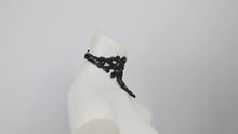 Load and play video in Gallery viewer, Pure Black Latex Filigree Choker
