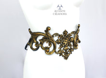 Load image into Gallery viewer, Gold Latex Filigree Belt
