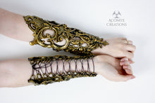 Load image into Gallery viewer, Gold Latex Bracers
