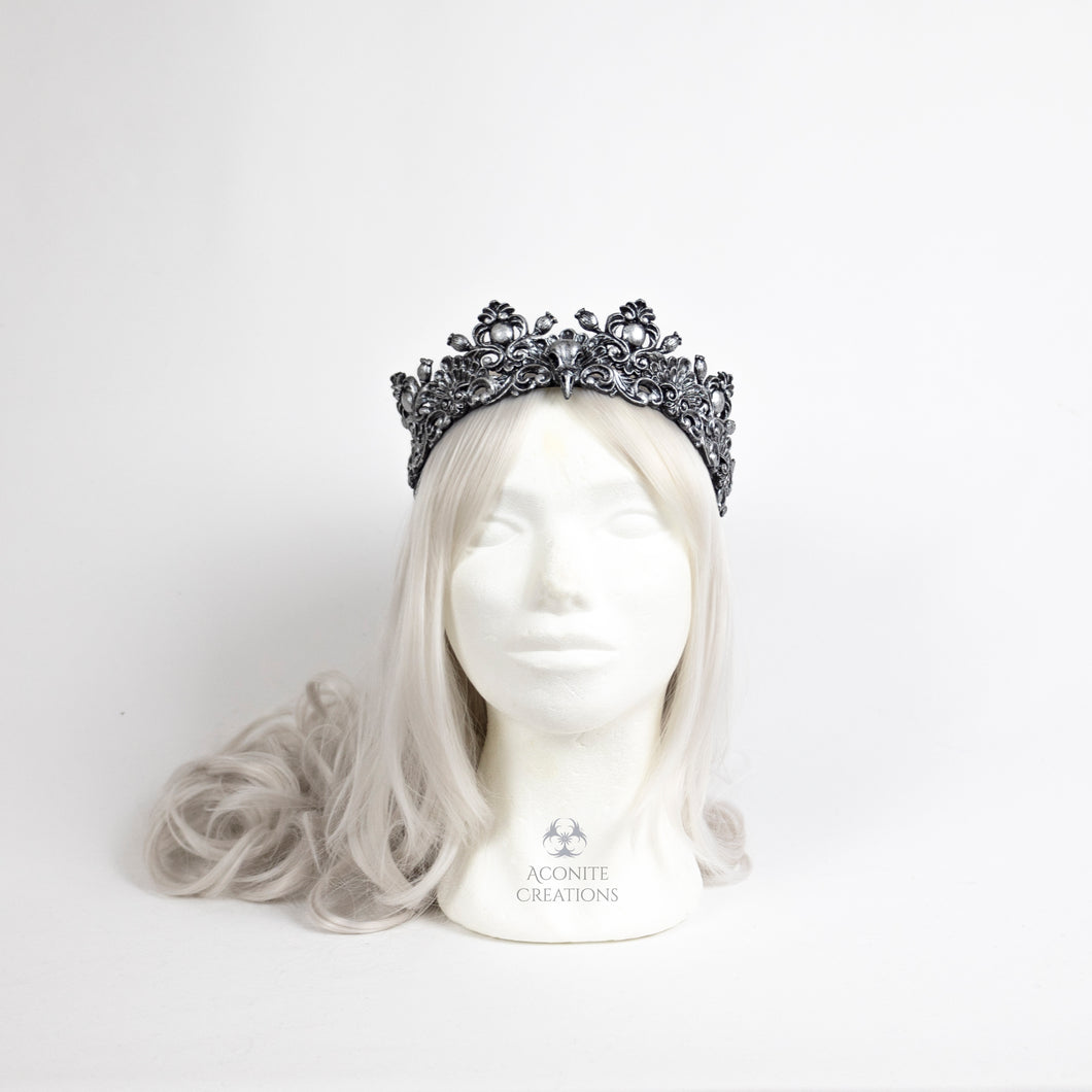 Silver Latex Crown Tiara