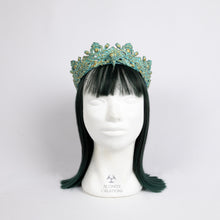 Load image into Gallery viewer, Verdigris Latex Crown Tiara
